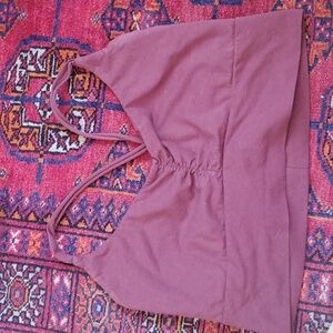 Una Pluma Medium Barlette Fair Trade Organic Cotton Bra Maroon AKA Rum Raisin